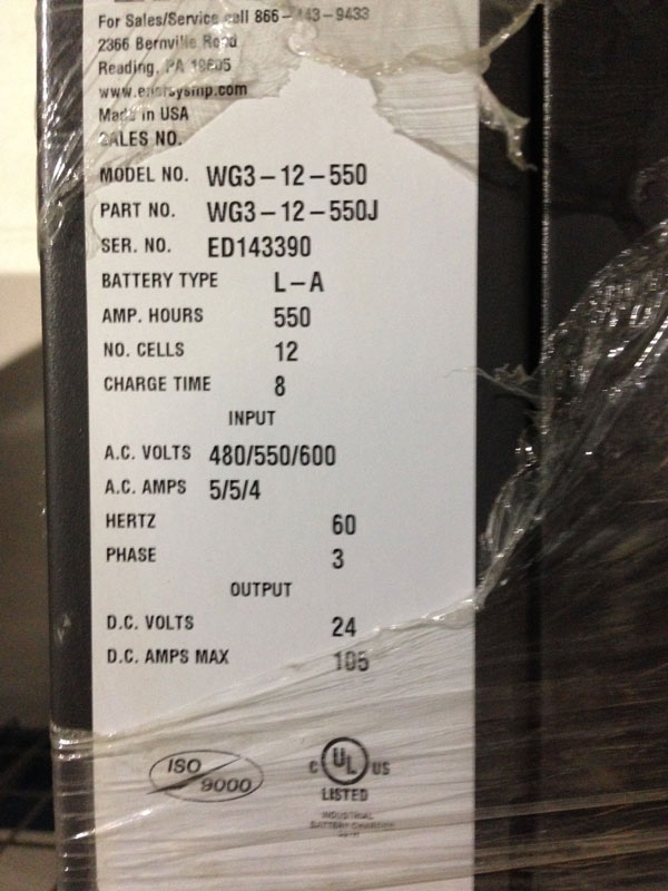 WG3-12-550 Main Image